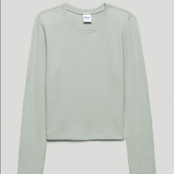 Aritzia Tops - TNA Glendale Dusty Green Long Sleeve